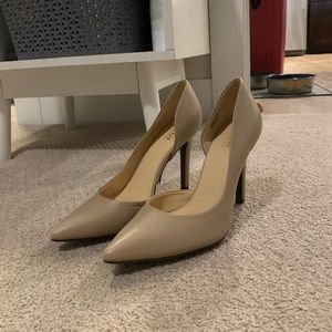 Nude business heels